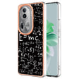 For OPPO Reno11 Pro 5G Global Electroplating Marble Dual-side IMD Phone Case(Equation) - Reno11 Pro Cases by PMC TechLife | Online Shopping South Africa | PMC TechLife | Buy Now Pay Later Mobicred