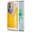 For OPPO Reno11 Pro 5G Global Electroplating Marble Dual-side IMD Phone Case(Draft Beer) - Reno11 Pro Cases by PMC TechLife | Online Shopping South Africa | PMC TechLife | Buy Now Pay Later Mobicred
