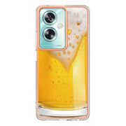 For OPPO A79 5G Global Electroplating Marble Dual-side IMD Phone Case(Draft Beer)