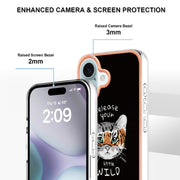 For iPhone 16 Electroplating Marble Dual-side IMD Phone Case(Natural Growth)