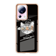 For Xiaomi 13 Lite 5G Electroplating Marble Dual-side IMD Phone Case(Natural Growth)