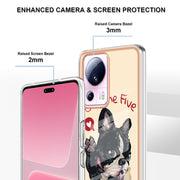For Xiaomi 13 Lite 5G Electroplating Marble Dual-side IMD Phone Case(Lucky Dog)