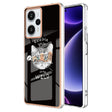 For Xiaomi Poco F5 / Redmi Note 12 Turbo Electroplating Marble Dual-side IMD Phone Case(Natural Growth) - Xiaomi Cases by PMC TechLife | Online Shopping South Africa | PMC TechLife | Buy Now Pay Later Mobicred