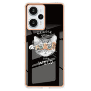 For Xiaomi Poco F5 / Redmi Note 12 Turbo Electroplating Marble Dual-side IMD Phone Case(Natural Growth)