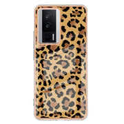 For Xiaomi Poco F5 Pro 5G / Redmi K60 Electroplating Marble Dual-side IMD Phone Case(Leopard Print)