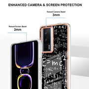 For Xiaomi Poco F5 Pro 5G / Redmi K60 Electroplating Marble Dual-side IMD Phone Case(Equation)