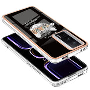 For Xiaomi Poco F5 Pro 5G / Redmi K60 Electroplating Marble Dual-side IMD Phone Case(Natural Growth)