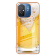 For Xiaomi Redmi 12C / 11A 4G Electroplating Marble Dual-side IMD Phone Case(Draft Beer)