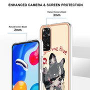 For Xiaomi Redmi Note 11s / Note 11 4G Electroplating Marble Dual-side IMD Phone Case(Lucky Dog)