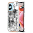 For Xiaomi Redmi Note 12 4G Electroplating Marble Dual-side IMD Phone Case(Totem Elephant) - Xiaomi Cases by PMC TechLife | Online Shopping South Africa | PMC TechLife | Buy Now Pay Later Mobicred