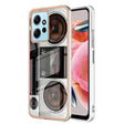 For Xiaomi Redmi Note 12 4G Electroplating Marble Dual-side IMD Phone Case(Retro Radio) - Xiaomi Cases by PMC TechLife | Online Shopping South Africa | PMC TechLife | Buy Now Pay Later Mobicred