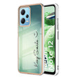For Xiaomi Redmi Note 12 5G Global Electroplating Marble Dual-side IMD Phone Case(Smile) - Xiaomi Cases by PMC TechLife | Online Shopping South Africa | PMC TechLife | Buy Now Pay Later Mobicred