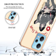 For Xiaomi Redmi Note 12 5G Global Electroplating Marble Dual-side IMD Phone Case(Lucky Dog)