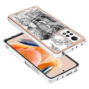 For Xiaomi Redmi Note 12 Pro 4G Global Electroplating Marble Dual-side IMD Phone Case(Totem Elephant)
