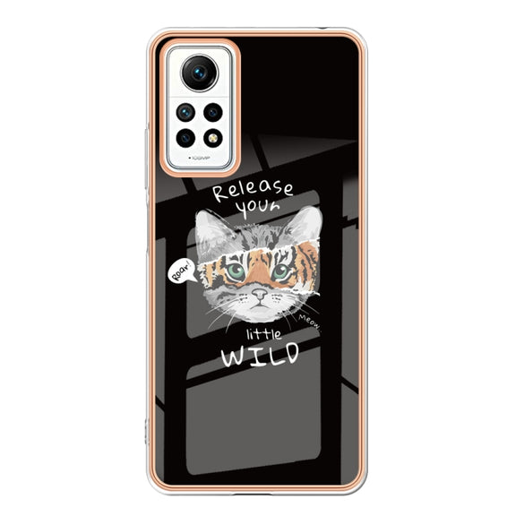 For Xiaomi Redmi Note 12 Pro 4G Global Electroplating Marble Dual-side IMD Phone Case(Natural Growth)