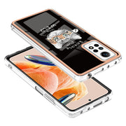 For Xiaomi Redmi Note 12 Pro 4G Global Electroplating Marble Dual-side IMD Phone Case(Natural Growth)