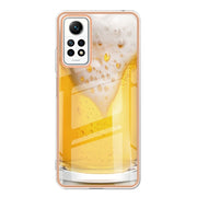 For Xiaomi Redmi Note 12 Pro 4G Global Electroplating Marble Dual-side IMD Phone Case(Draft Beer)