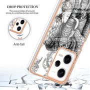 For Xiaomi Redmi Note 12 Pro 5G Global Electroplating Marble Dual-side IMD Phone Case(Totem Elephant)