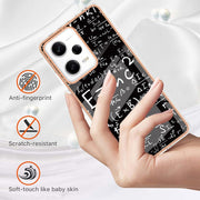 For Xiaomi Redmi Note 12 Pro 5G Global Electroplating Marble Dual-side IMD Phone Case(Equation)