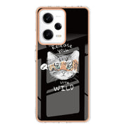 For Xiaomi Redmi Note 12 Pro 5G Global Electroplating Marble Dual-side IMD Phone Case(Natural Growth)