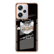 For Xiaomi Redmi Note 12 Pro+ Global Electroplating Marble Dual-side IMD Phone Case(Natural Growth)