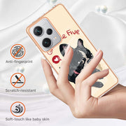 For Xiaomi Redmi Note 12 Pro+ Global Electroplating Marble Dual-side IMD Phone Case(Lucky Dog)