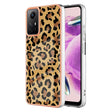 Xiaomi Redmi Note 12S 4G Electroplating Marble Dual-side IMD Phone Case(Leopard Print) - Xiaomi Cases by PMC TechLife | Online Shopping South Africa | PMC TechLife | Buy Now Pay Later Mobicred