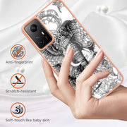 Xiaomi Redmi Note 12S 4G Electroplating Marble Dual-side IMD Phone Case(Totem Elephant)