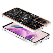 Xiaomi Redmi Note 12S 4G Electroplating Marble Dual-side IMD Phone Case(Equation)