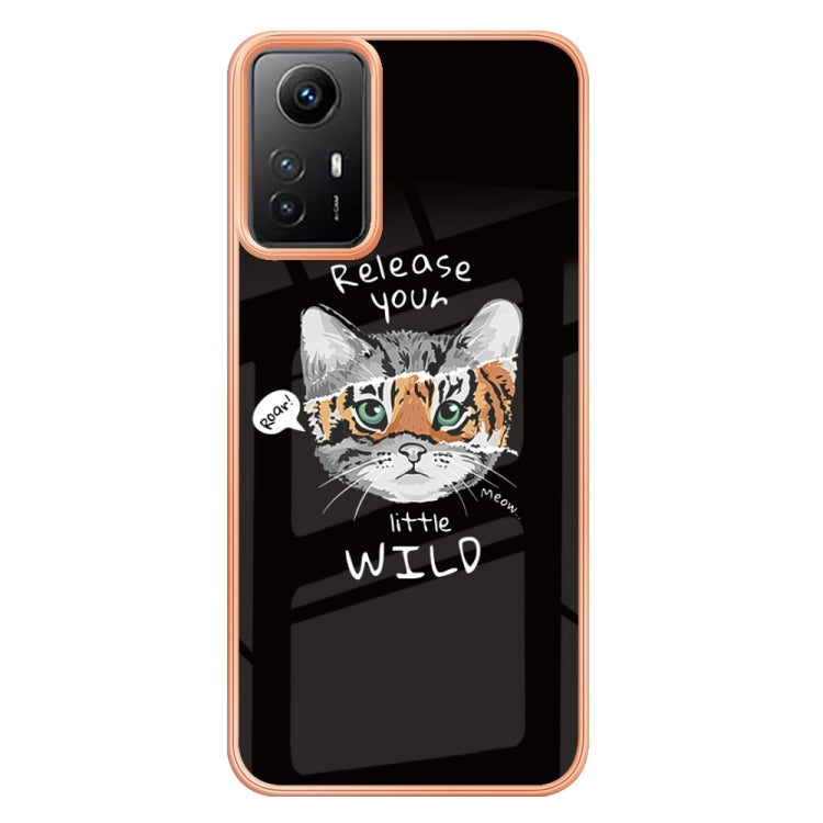 Xiaomi Redmi Note 12S 4G Electroplating Marble Dual-side IMD Phone Case(Natural Growth)