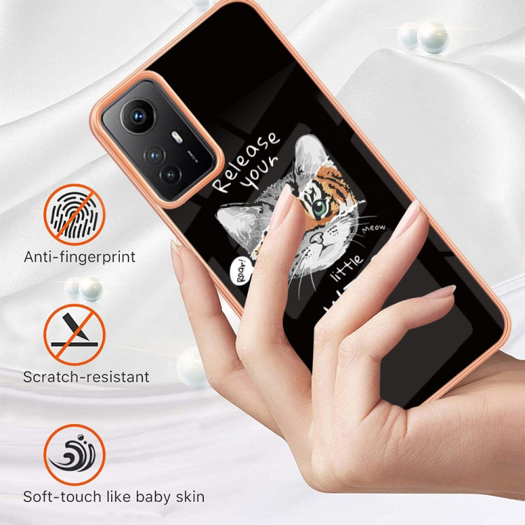 Xiaomi Redmi Note 12S 4G Electroplating Marble Dual-side IMD Phone Case(Natural Growth)