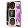 Xiaomi Redmi Note 12S 4G Electroplating Marble Dual-side IMD Phone Case(Retro Radio) - Xiaomi Cases by PMC TechLife | Online Shopping South Africa | PMC TechLife | Buy Now Pay Later Mobicred