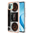 For Xiaomi 11 Lite Electroplating Marble Dual-side IMD Phone Case(Retro Radio) - Xiaomi Cases by PMC TechLife | Online Shopping South Africa | PMC TechLife | Buy Now Pay Later Mobicred