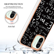 For Xiaomi Redmi A1 Electroplating Marble Dual-side IMD Phone Case(Equation)