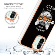 For Xiaomi Redmi A1 Electroplating Marble Dual-side IMD Phone Case(Natural Growth)