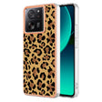 For Xiaomi 13T/13T Pro Electroplating Marble Dual-side IMD Phone Case(Leopard Print) - Xiaomi Cases by PMC TechLife | Online Shopping South Africa | PMC TechLife | Buy Now Pay Later Mobicred