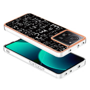 For Xiaomi 13T/13T Pro Electroplating Marble Dual-side IMD Phone Case(Equation)