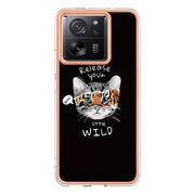 For Xiaomi 13T/13T Pro Electroplating Marble Dual-side IMD Phone Case(Natural Growth)