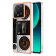 For Xiaomi 13T/13T Pro Electroplating Marble Dual-side IMD Phone Case(Retro Radio) - Xiaomi Cases by PMC TechLife | Online Shopping South Africa | PMC TechLife | Buy Now Pay Later Mobicred