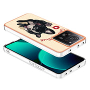 For Xiaomi 13T/13T Pro Electroplating Marble Dual-side IMD Phone Case(Lucky Dog)