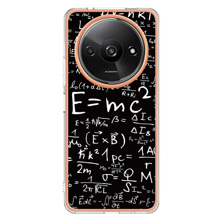 For Xiaomi Redmi A3 Electroplating Marble Dual-side IMD Phone Case(Equation)