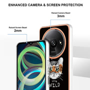 For Xiaomi Redmi A3 Electroplating Marble Dual-side IMD Phone Case(Natural Growth)