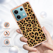 For Xiaomi Redmi Note 13 5G Electroplating Marble Dual-side IMD Phone Case(Leopard Print)