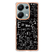 For Xiaomi Redmi Note 13 Pro 4G/Poco M6 Pro 4G Electroplating Marble Dual-side IMD Phone Case(Equation)