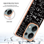 For Xiaomi Redmi Note 13 Pro 4G/Poco M6 Pro 4G Electroplating Marble Dual-side IMD Phone Case(Equation)