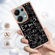 For Xiaomi Redmi Note 13 Pro 4G/Poco M6 Pro 4G Electroplating Marble Dual-side IMD Phone Case(Equation)