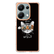 For Xiaomi Redmi Note 13 Pro 4G/Poco M6 Pro 4G Electroplating Marble Dual-side IMD Phone Case(Natural Growth)