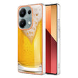 For Xiaomi Redmi Note 13 Pro 4G/Poco M6 Pro 4G Electroplating Marble Dual-side IMD Phone Case(Draft Beer) - Note 13 Pro Cases by PMC TechLife | Online Shopping South Africa | PMC TechLife | Buy Now Pay Later Mobicred