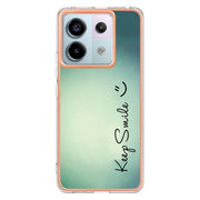 For Xiaomi Redmi Note 13 Pro 5G Global Electroplating Marble Dual-side IMD Phone Case(Smile)