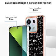 For Xiaomi Redmi Note 13 Pro 5G Global Electroplating Marble Dual-side IMD Phone Case(Equation)